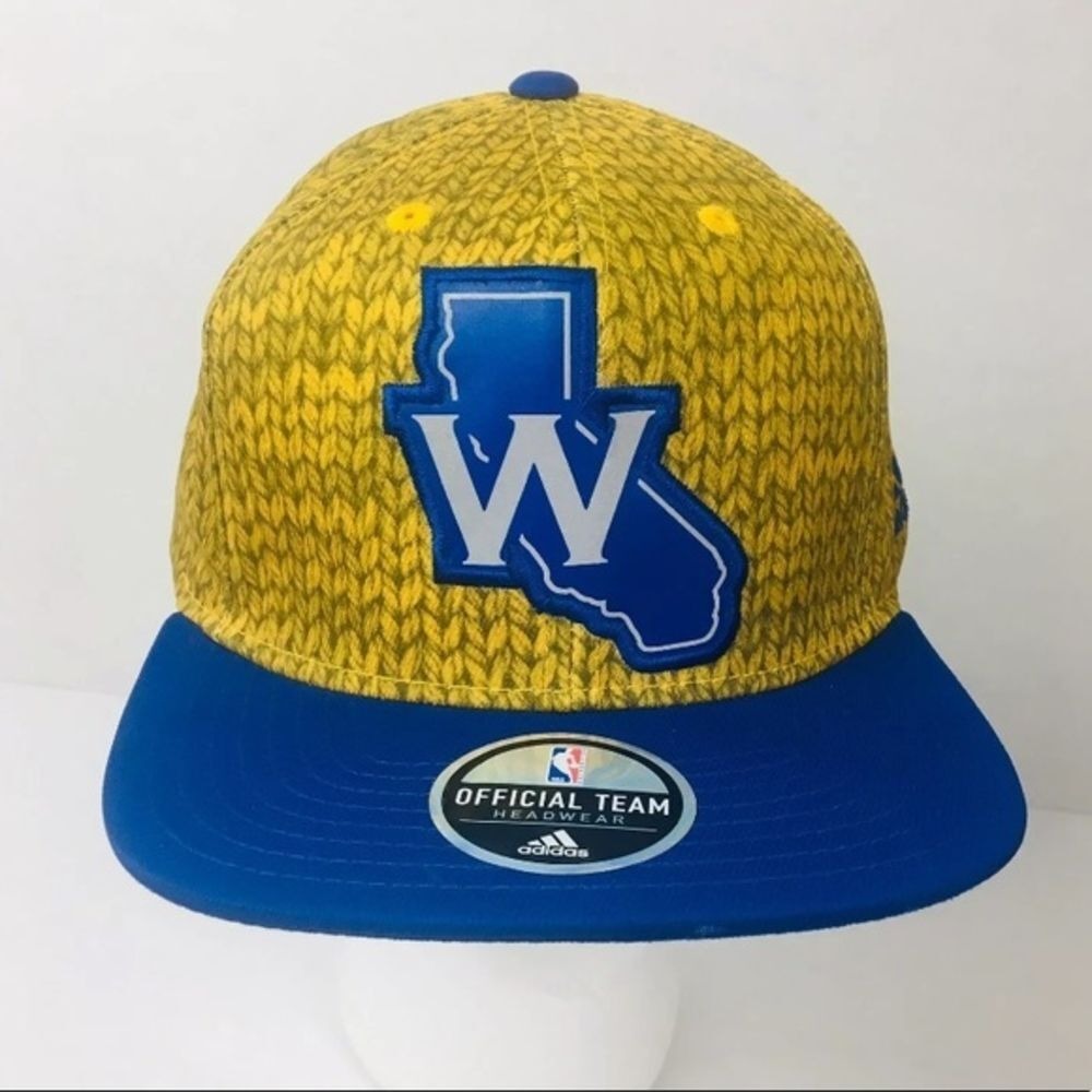 Adidas Golden State Warriors Snapback Hat Cap‎ NBA NWOT